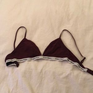 NWOT Calvin Klein Triangle Cup Bralette
